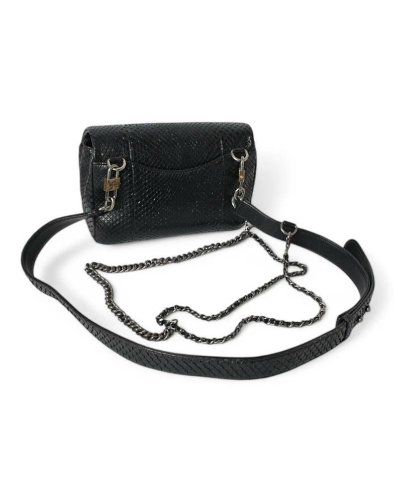 Chanel 22 Timeless Double Chain Black For Sale 11