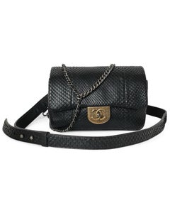 Chanel 22 Timeless Double Chain Nera
