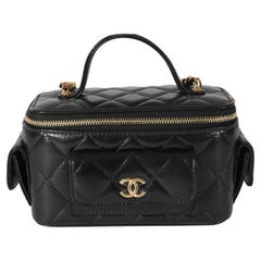 Chanel 22K Leather Vanity With Chain
