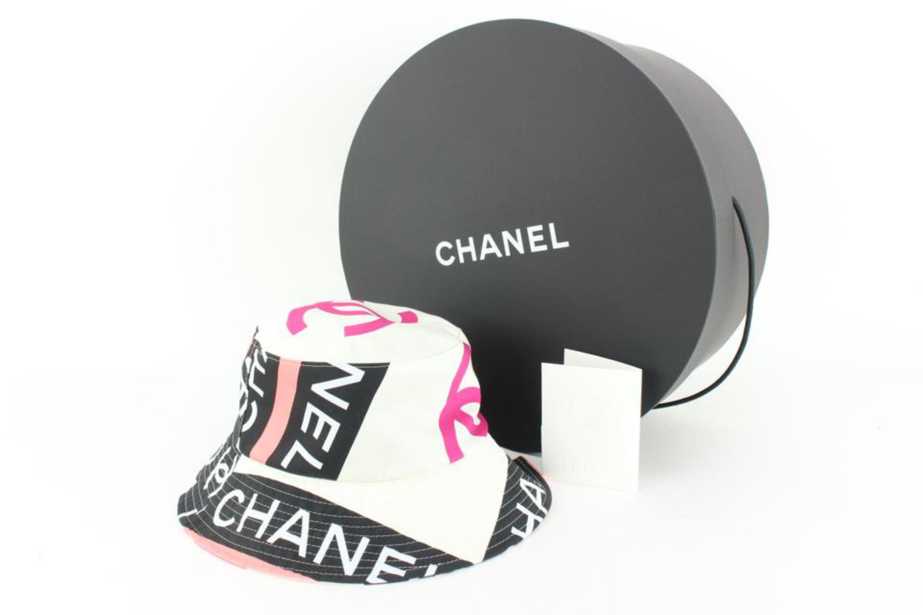 Chanel 22s Black CC Logo Bucket Hat 23cz510s 3