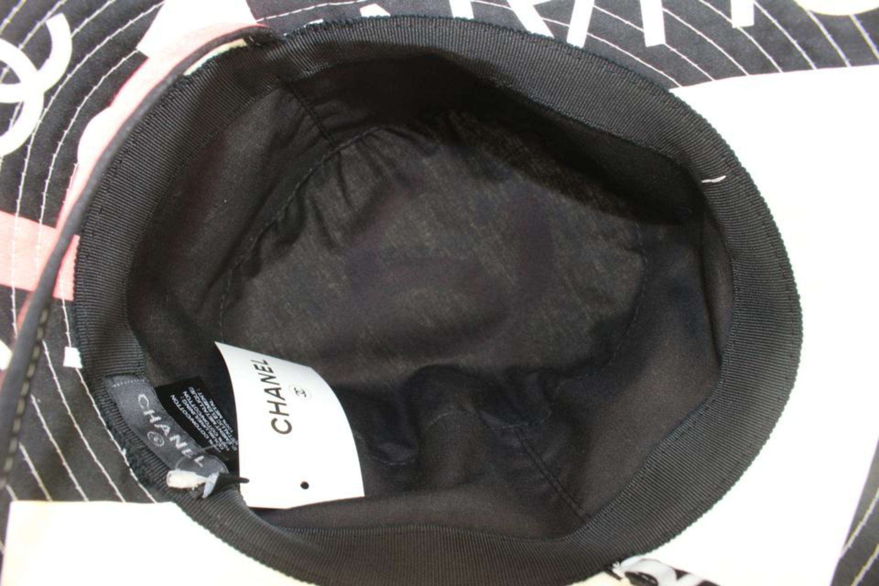 Women's Chanel 22s Black CC Logo Bucket Hat 23cz510s