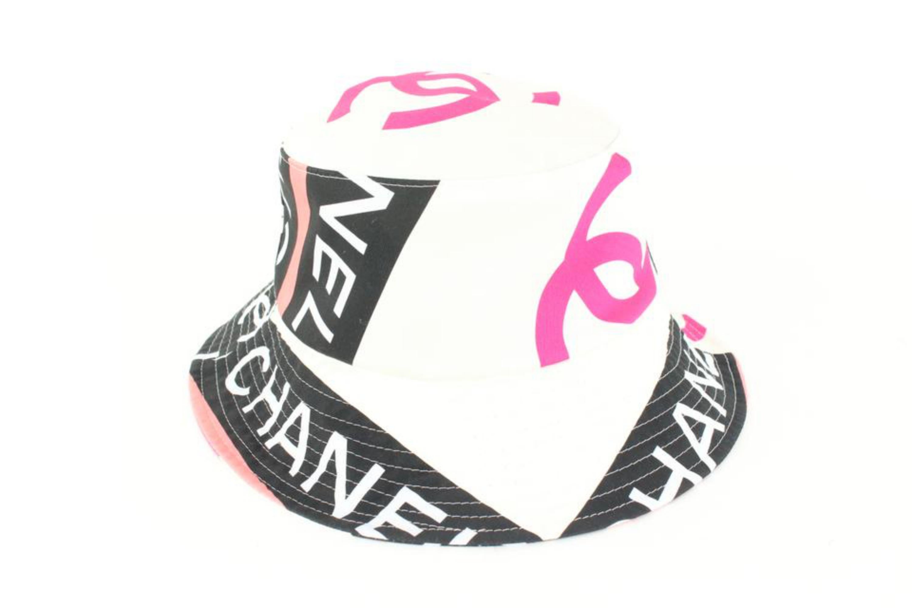 Chanel 22s Black CC Logo Bucket Hat 23cz510s 1