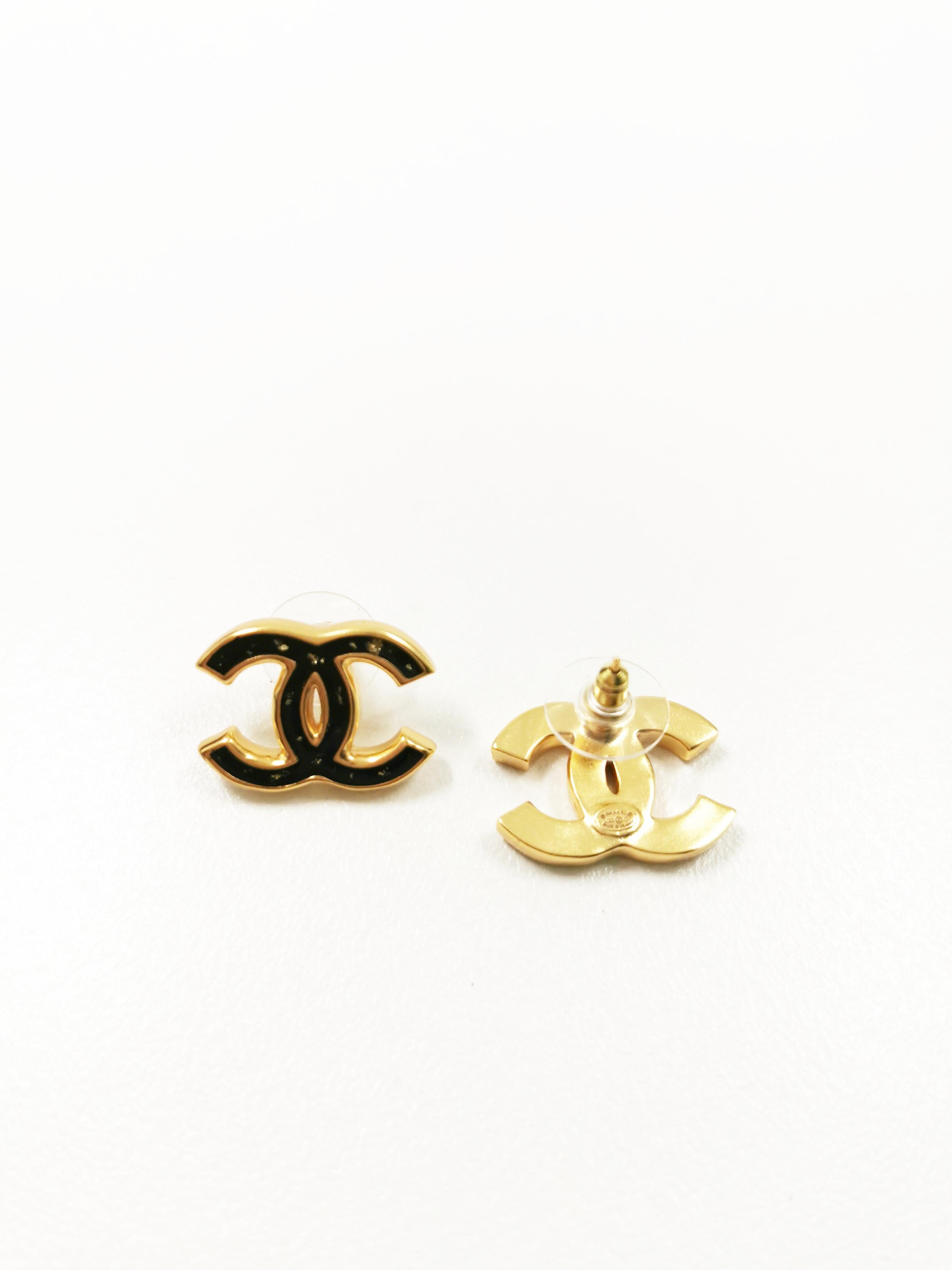 orecchini chanel doppia c