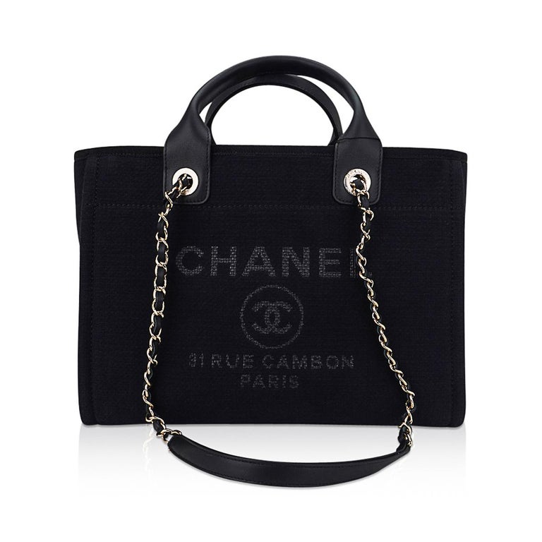 Chanel 23C Limited Edition Black 31 Rue Cambon Small Shopping Tote