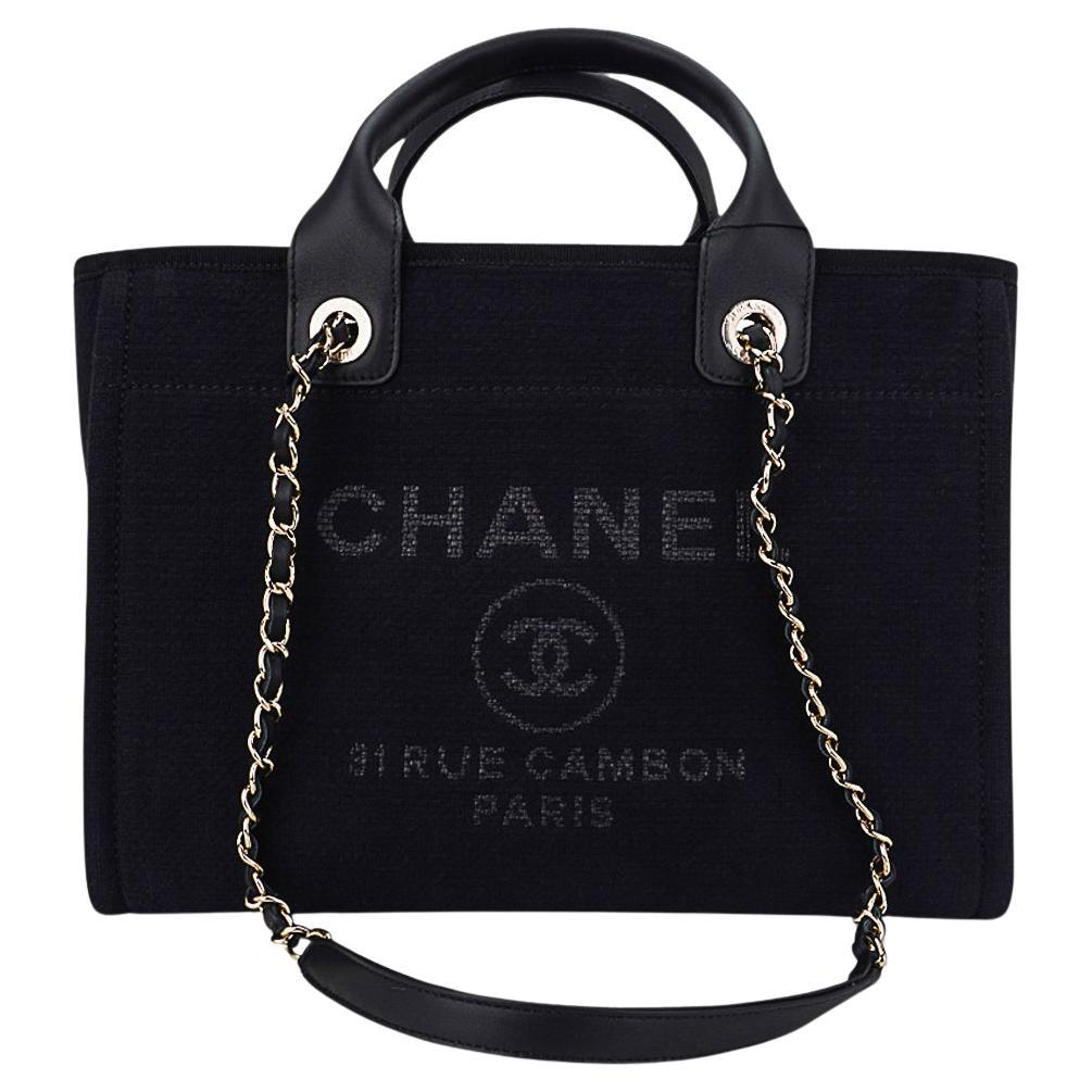 Chanel 23C Edizione Limitata Nero 31 Rue Cambon Piccola Shopping Tote in  vendita su 1stDibs