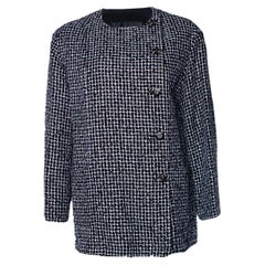Chanel, 23C Tweed jacket in black and white