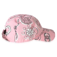 Chanel 23P Pink Cotton CC Baseball Cap