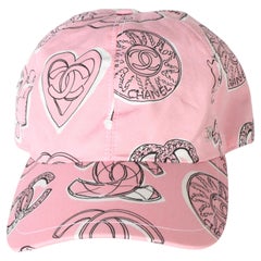 Chanel 23P Pink Cotton CC Baseball Cap