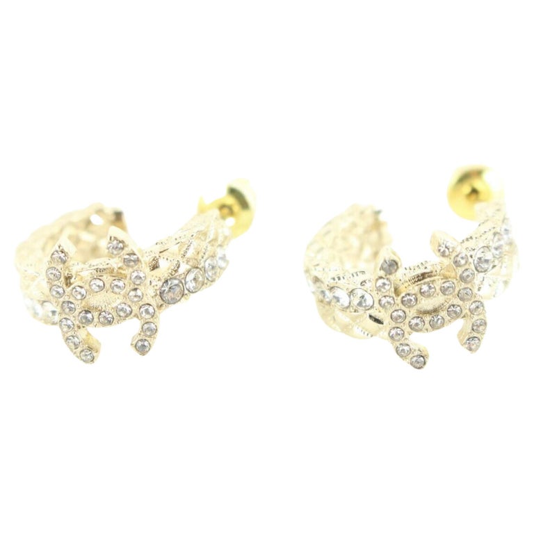 Chanel Cc Earrings - 66 For Sale on 1stDibs  chanel earrings cc, cc  inspired earrings, cc earrings chanel