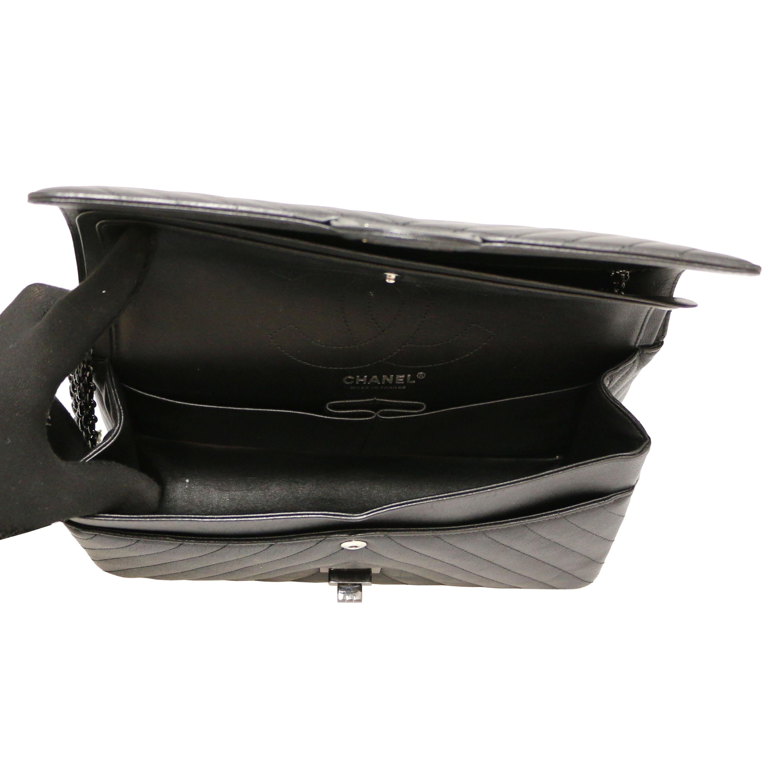 Chanel 255 All Black Bag For Sale 1