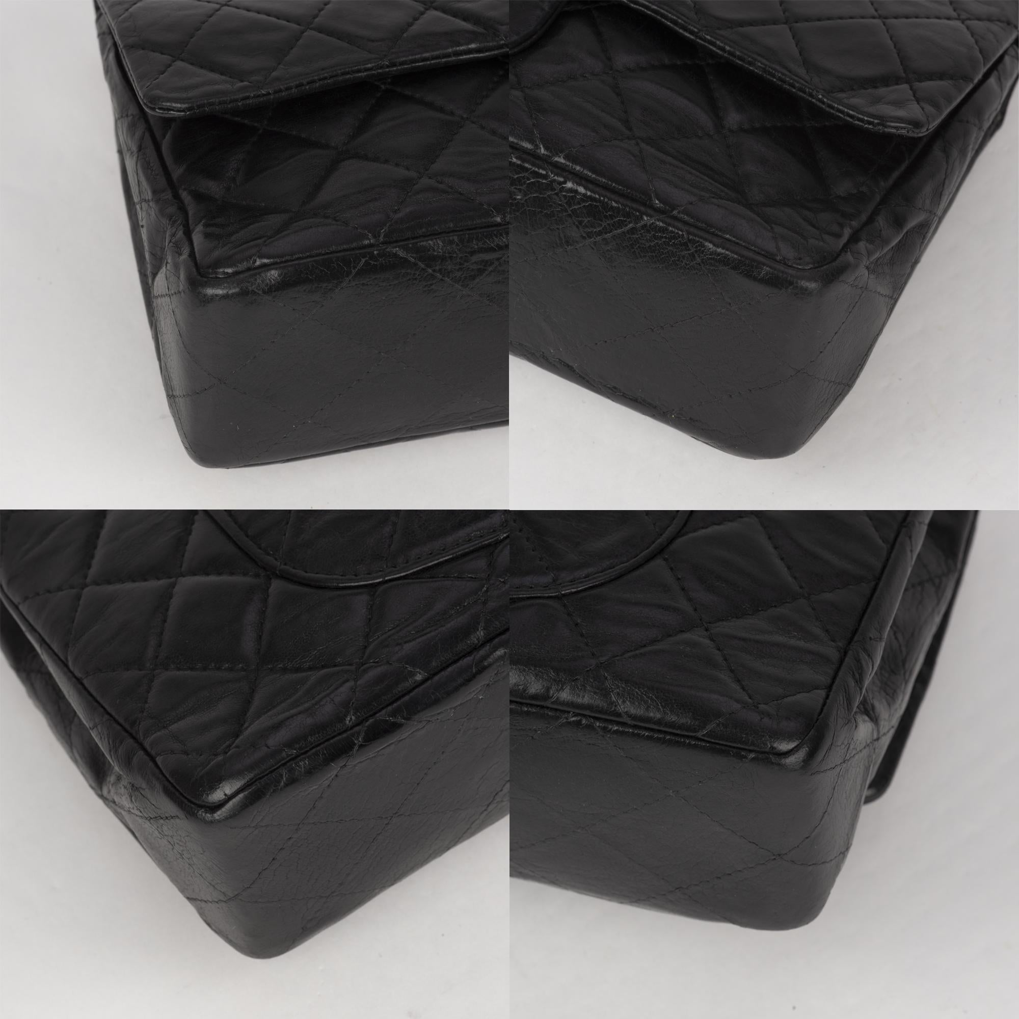Handbag Chanel 2.55 in Black lambskin Leather ! 2