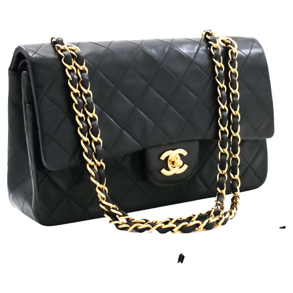 CHANEL Boy Navy Caviar WOC Wallet On Chain Double Zip Shoulder Bag ...