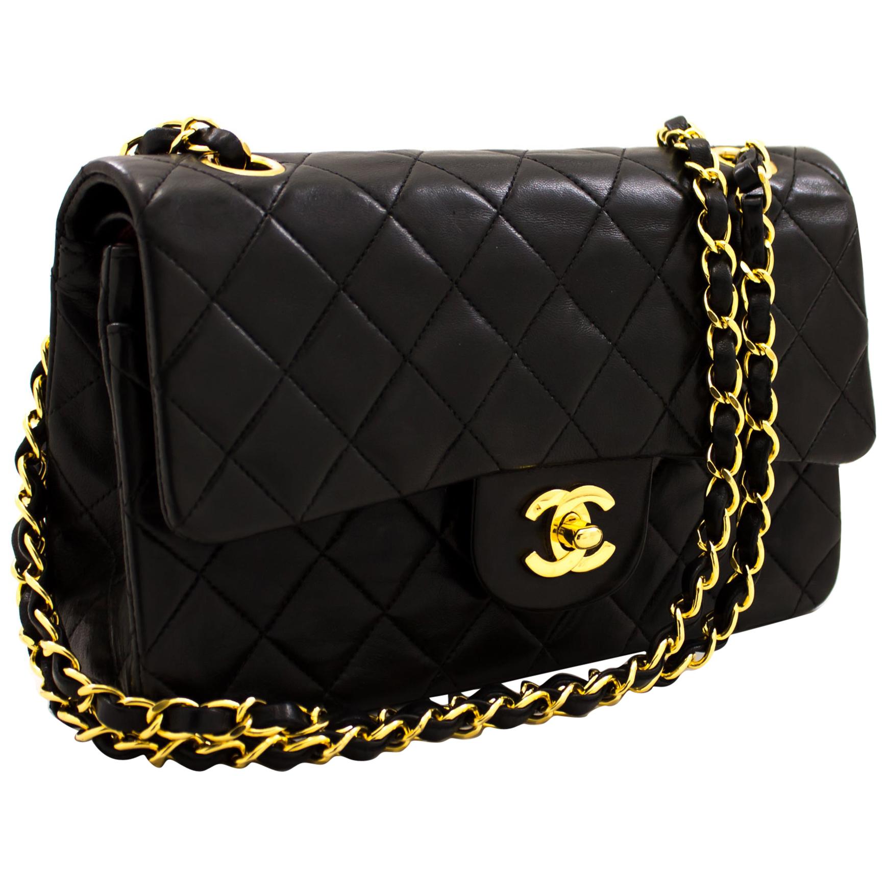 double chain shoulder bag
