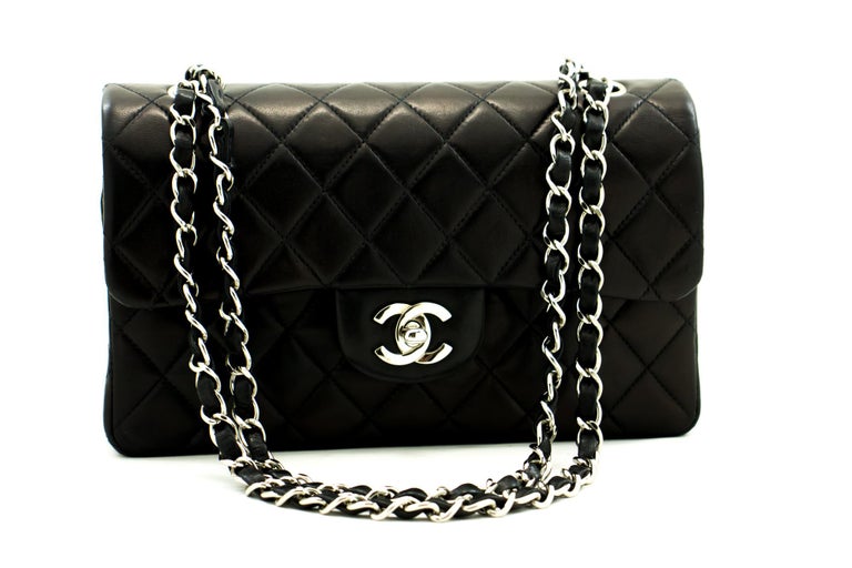 Chanel Matelasse Full Flap Chain Lamb Skin Shoulder Bag