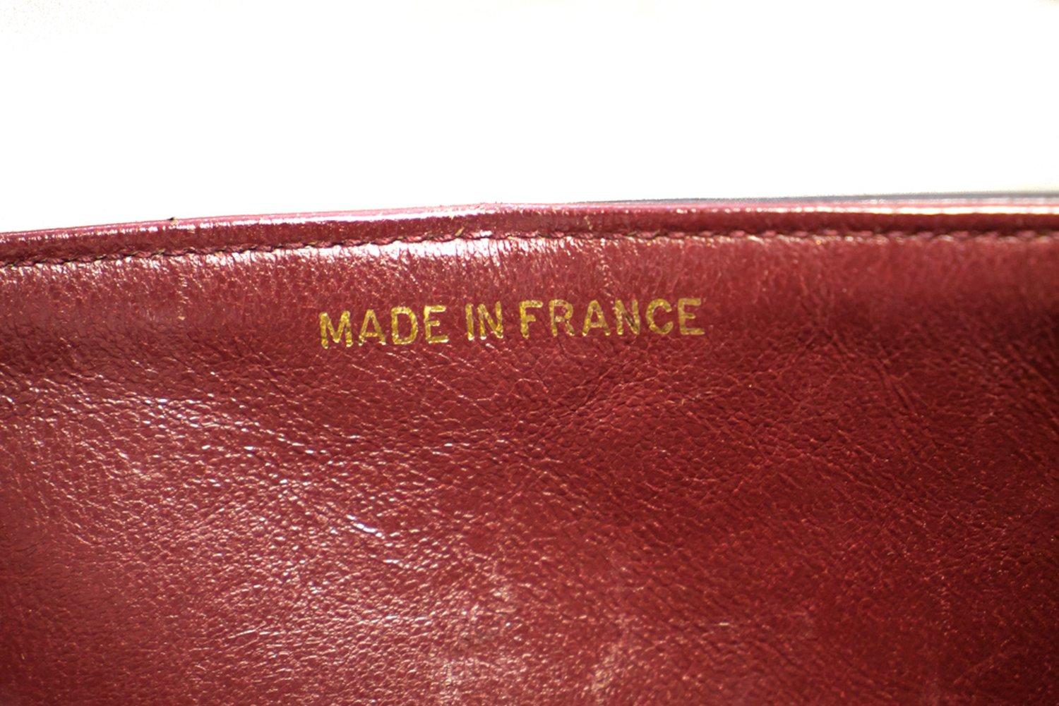 CHANEL 2.55 Borsa a tracolla media a doppia patta in pelle di agnello nera 9