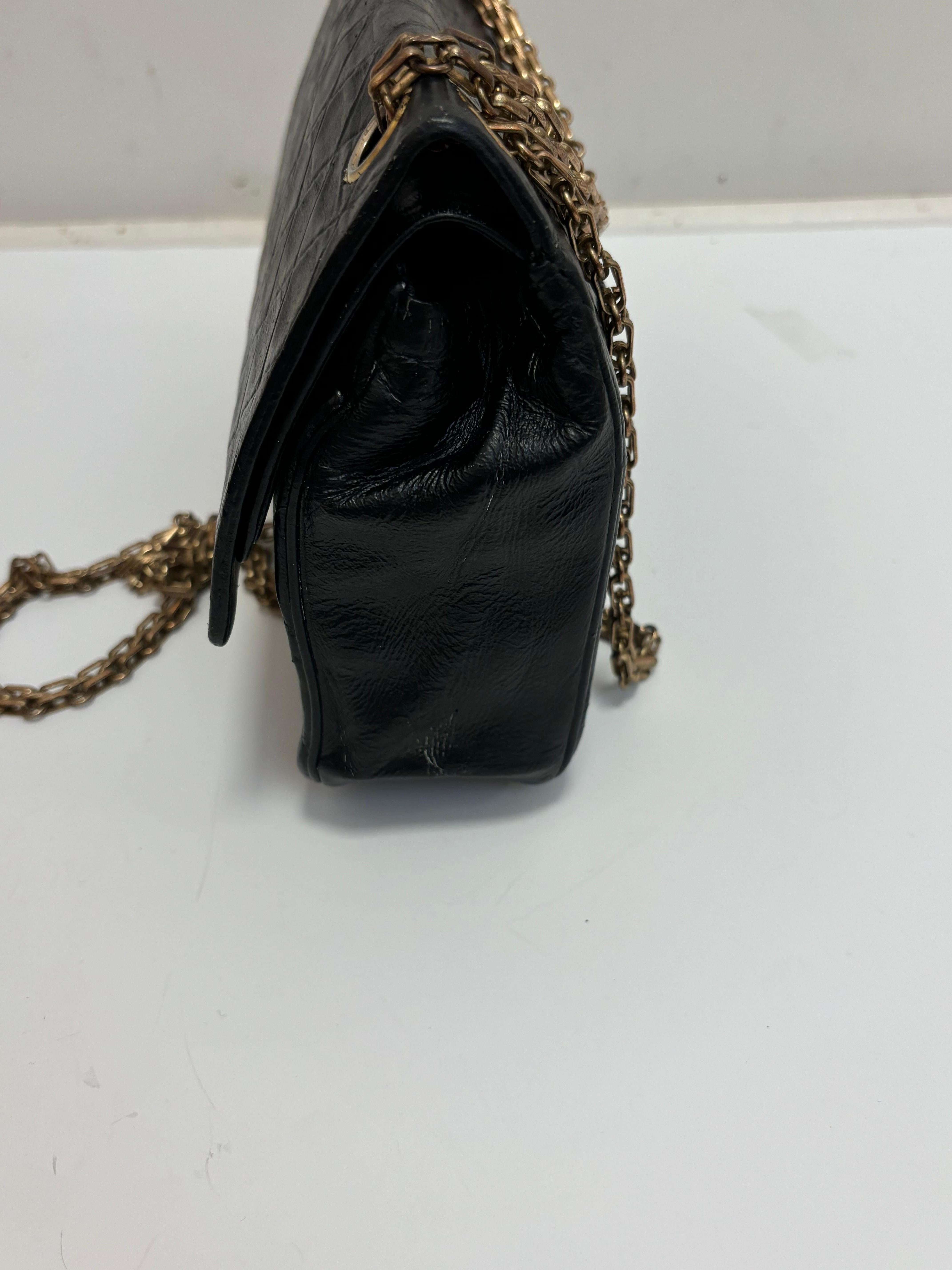 Chanel 2:55 Double Flap w/Re-issue Mademoiselle Chain COA Included 10