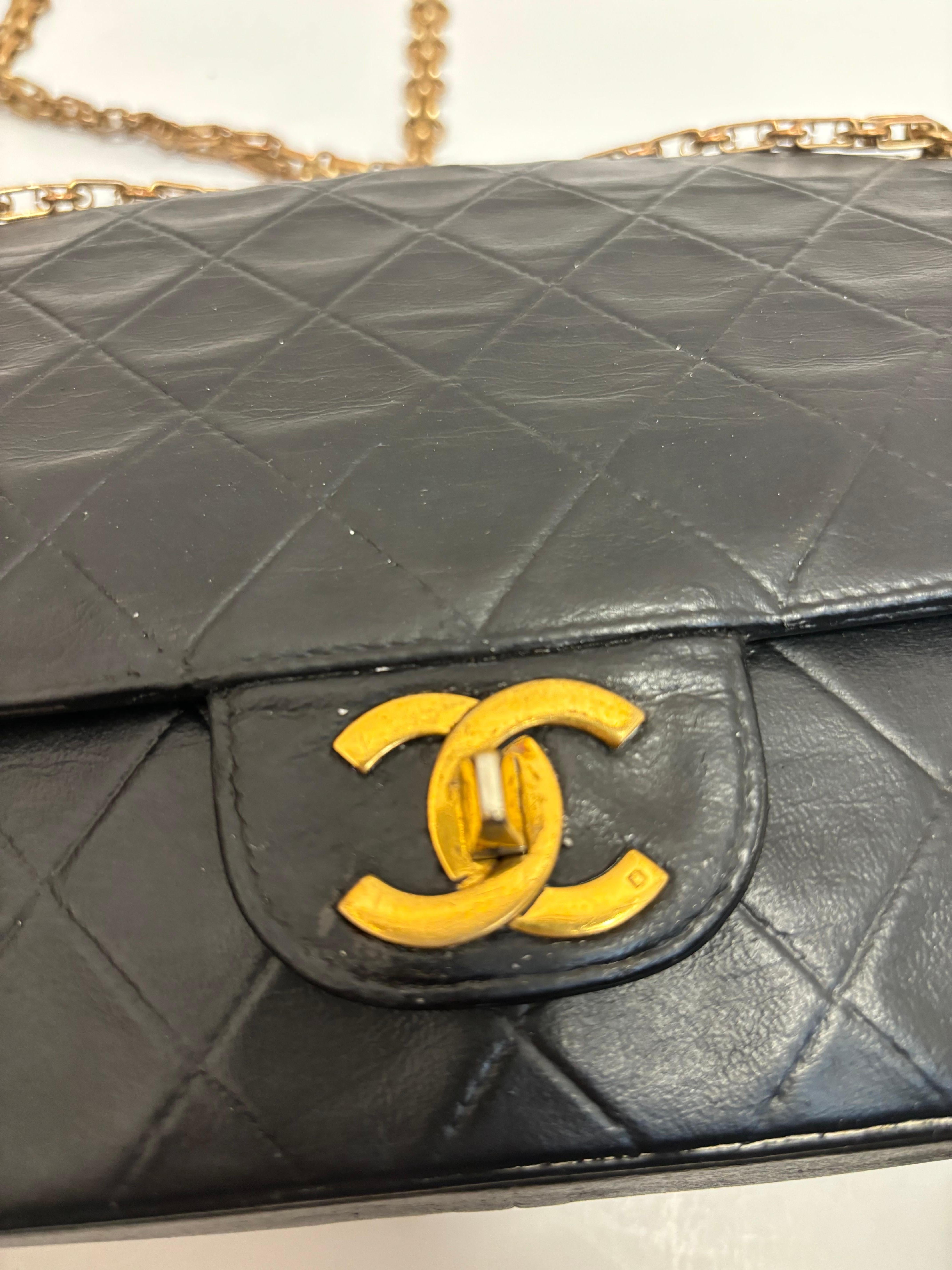 Chanel 2:55 Double Flap w/Re-issue Mademoiselle Chain COA Included 1