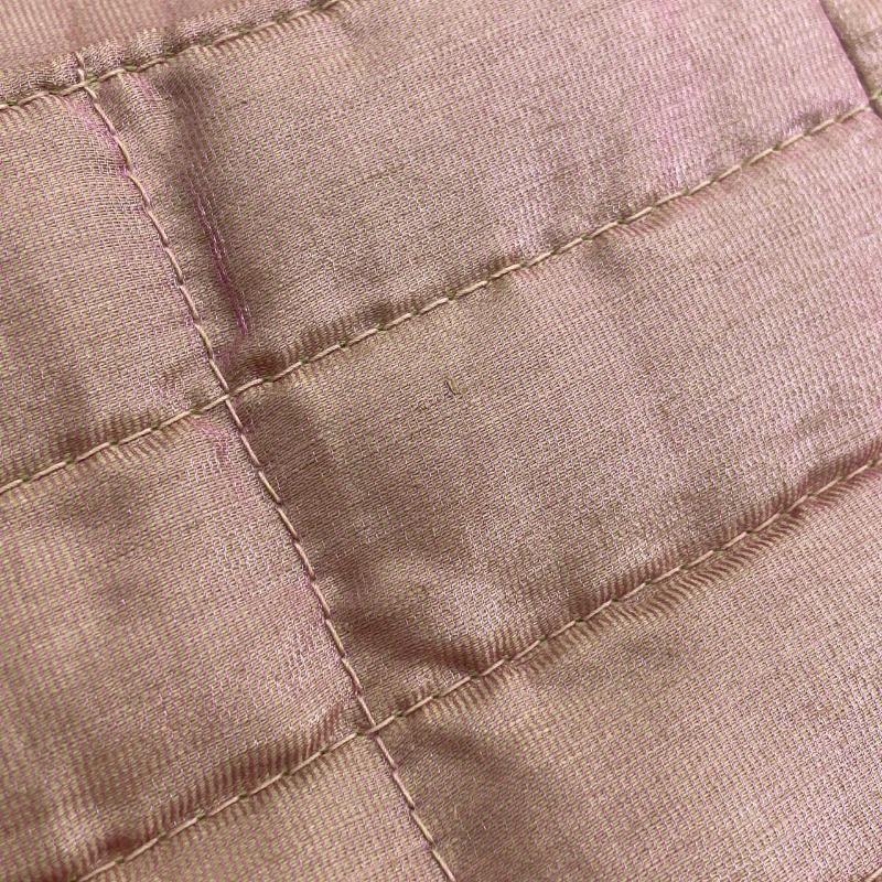 Chanel 2.55 Flap Bag Vintage Cloth Chocolate Bar 1997 Small Iridescent Pink For Sale 12