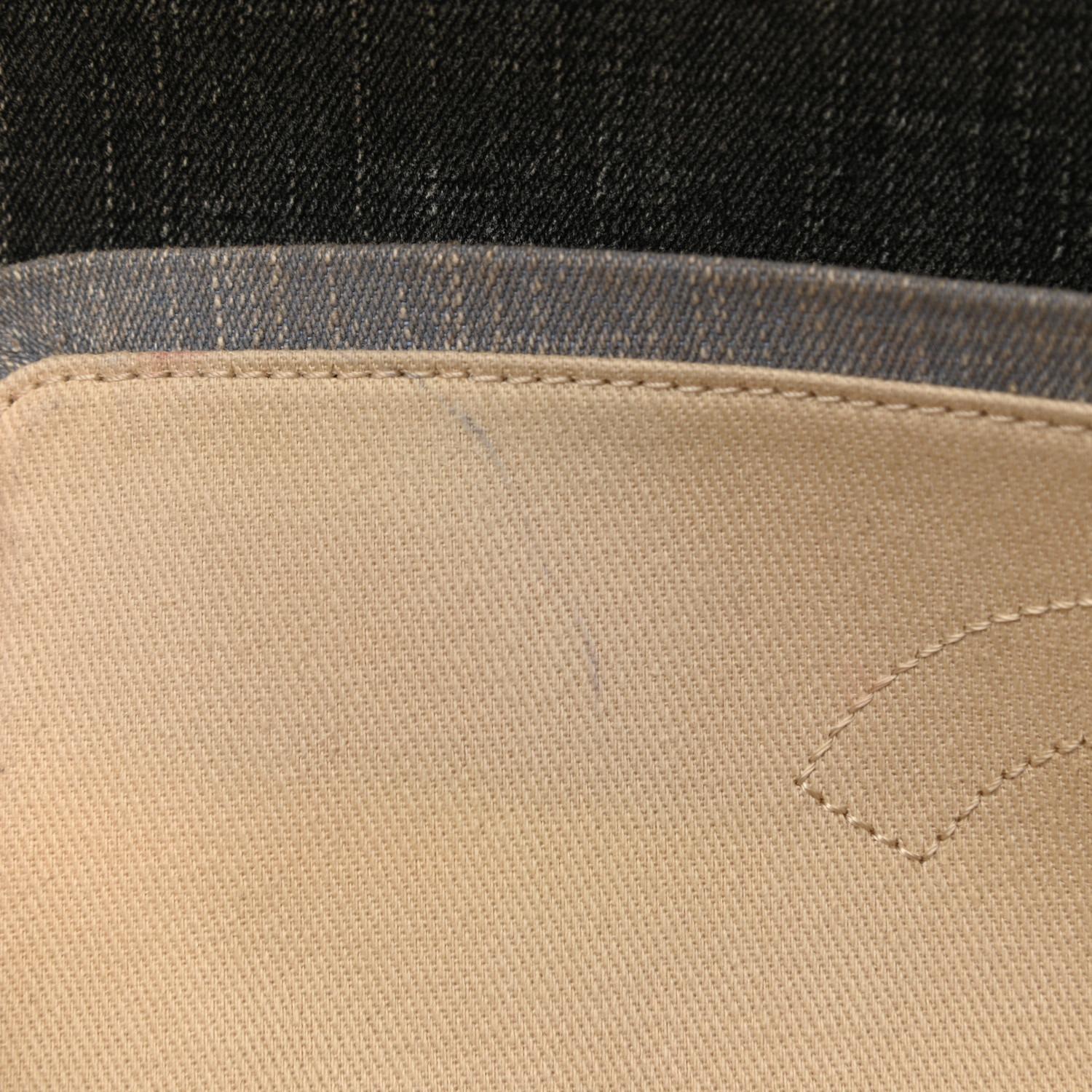 Chanel 2.55 Grey Reissue Canvas Denim Small Classic Double Flap Limited Edition For Sale 3