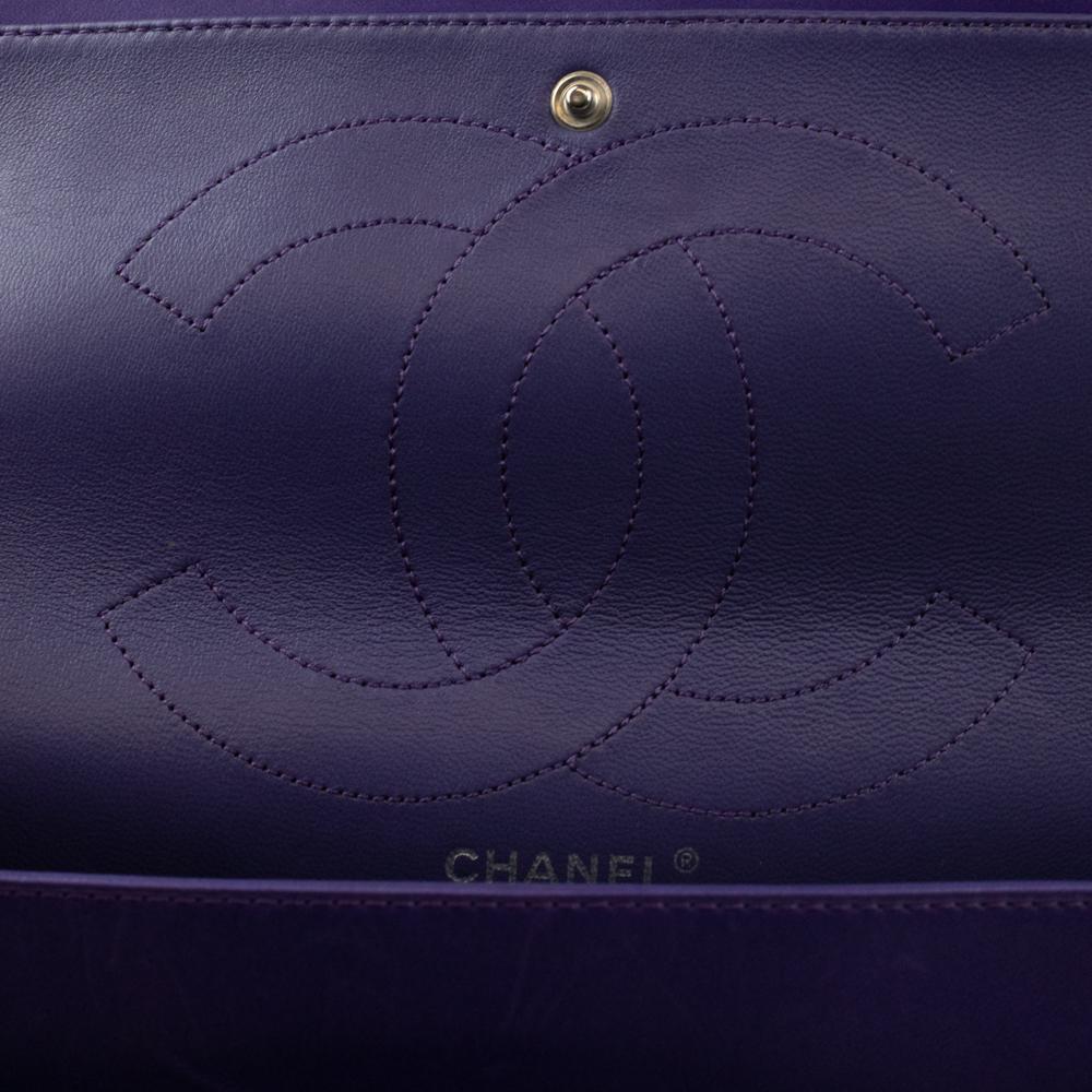 CHANEL, 2.55 in purple leather For Sale 1