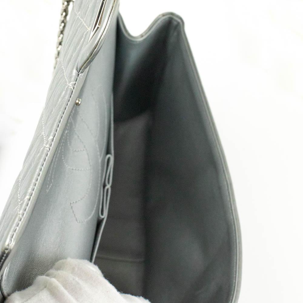 Women's CHANEL, 2.55 in silver leather