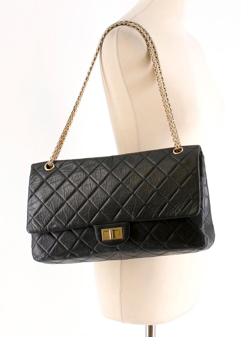 Chanel 2.55 Jumbo Reissue doubleflap quilted leather bag at 1stDibs