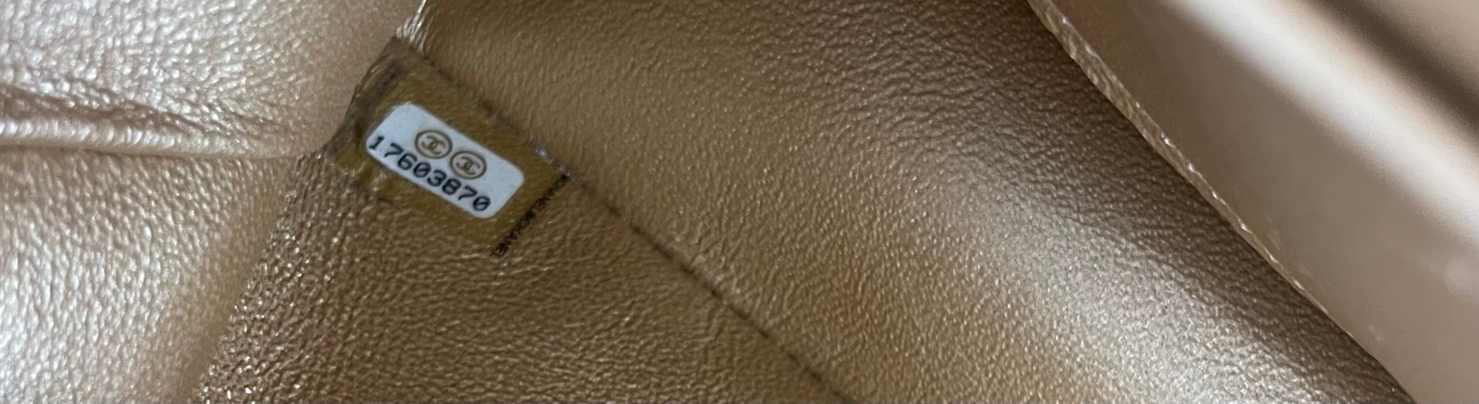 Chanel 2.55 Medium Flap Bag Gold Canvas For Sale 9
