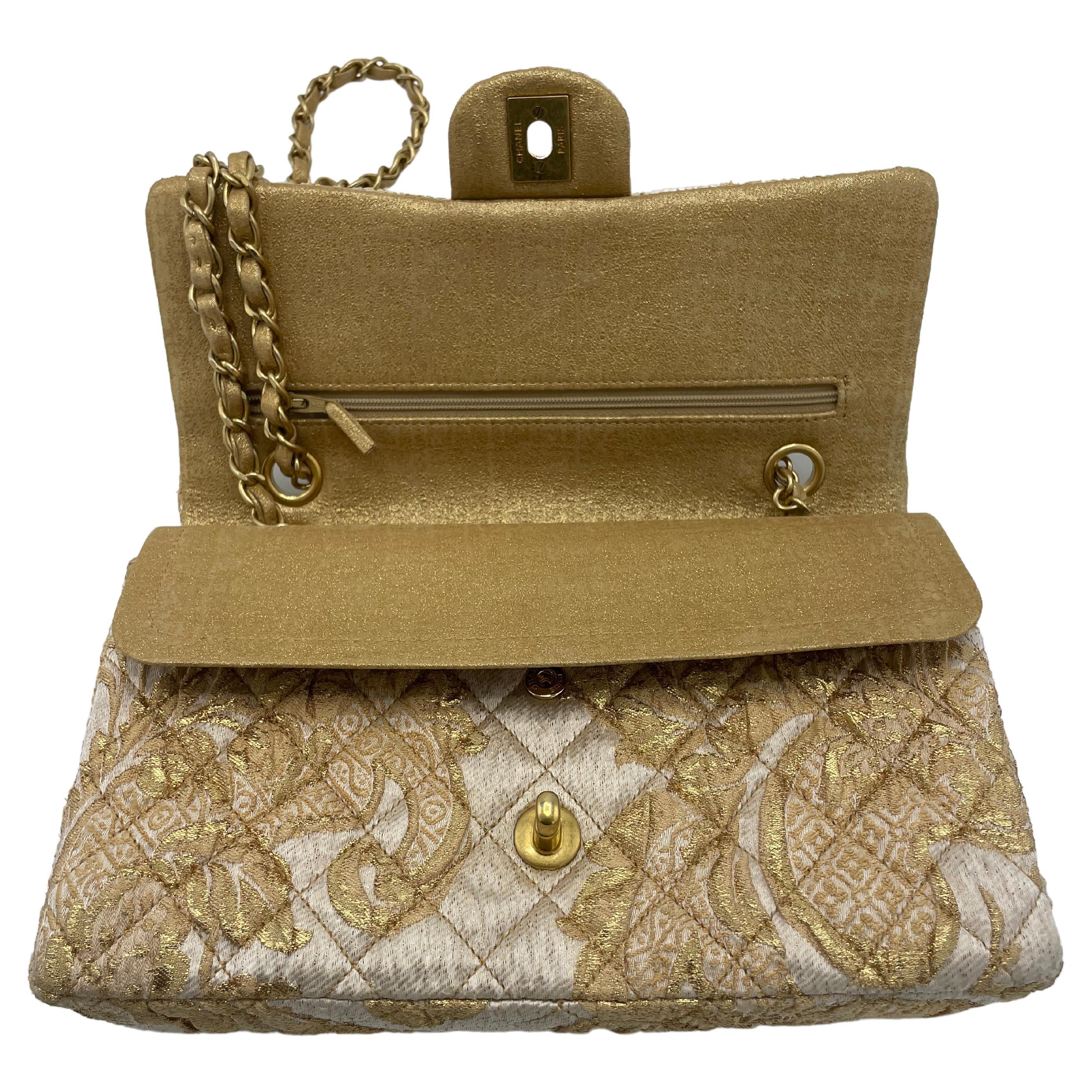 chanel canvas flap bag