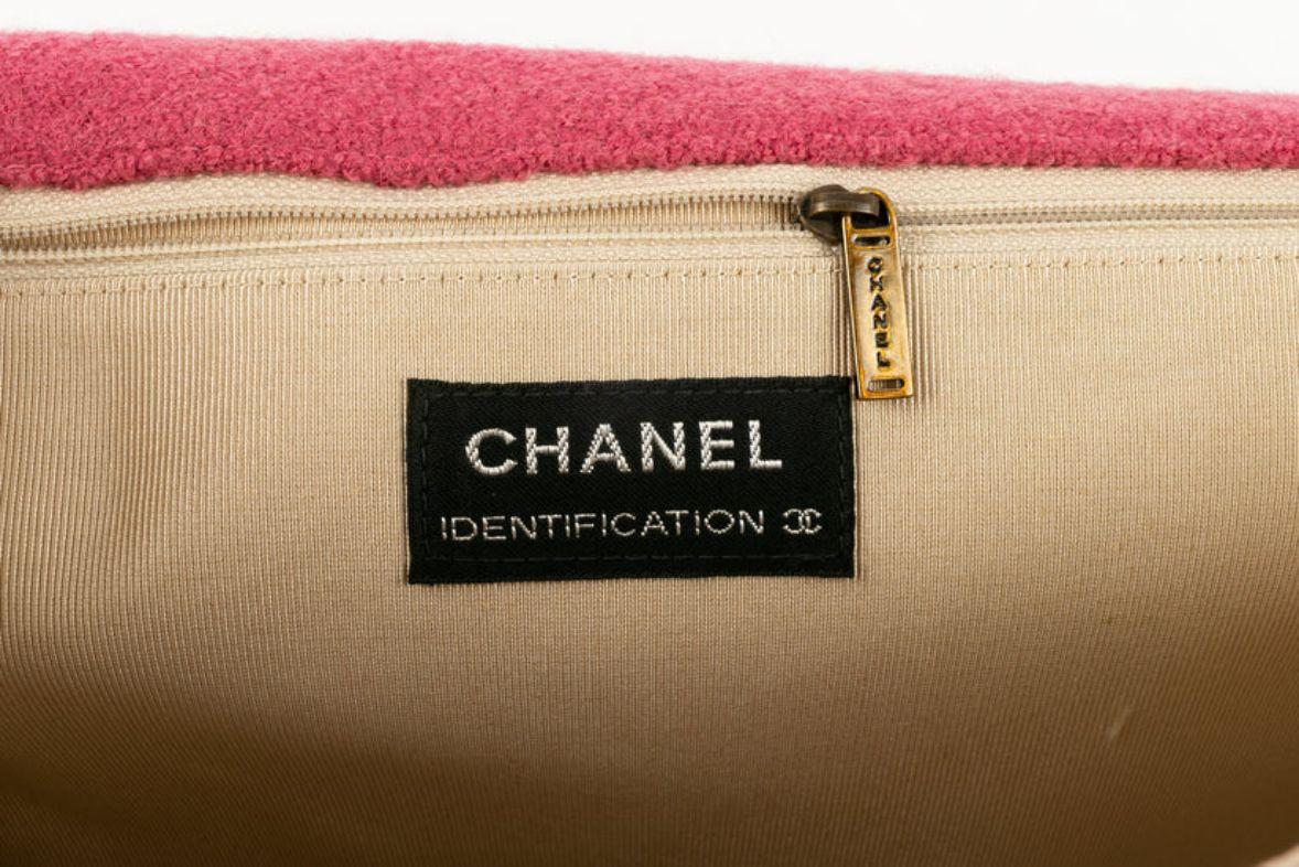 Chanel 2.55 Pink Wool Bag Collection, 1997/99 For Sale 6