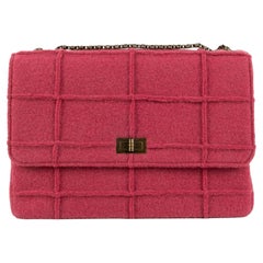 Chanel 2.55 Rosa Wolltasche Kollektion, 1997/99
