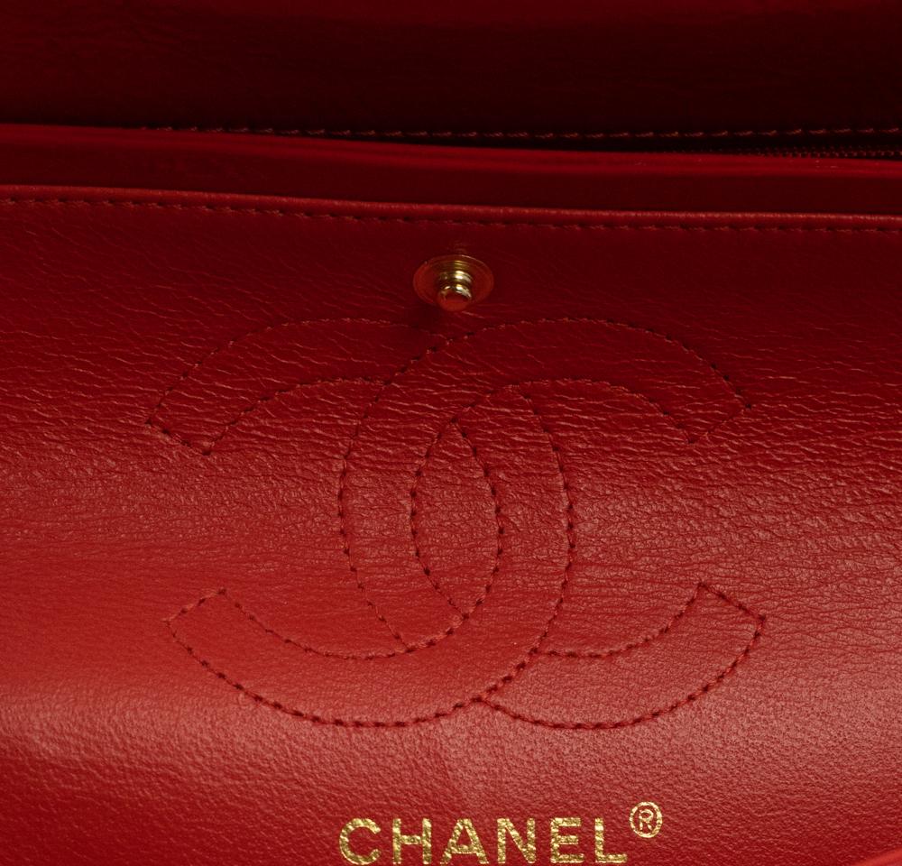 CHANEL 2:55 puzzle Shoulder bag in Red Patent leather For Sale 1