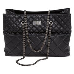 Chanel 2.55 Quilted Leather Grand Shopping Tote Bag