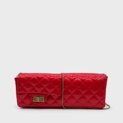 Chanel “2.55” Red Patent Quilted Baguette Bag, S/S 2008