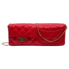 Chanel “2.55” Red Patent Quilted Baguette Bag, S/S 2008