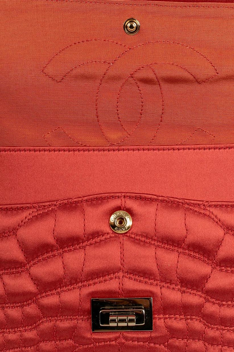 Chanel 2.55 Red Silk Bag Collection, 2008/2009 For Sale 6