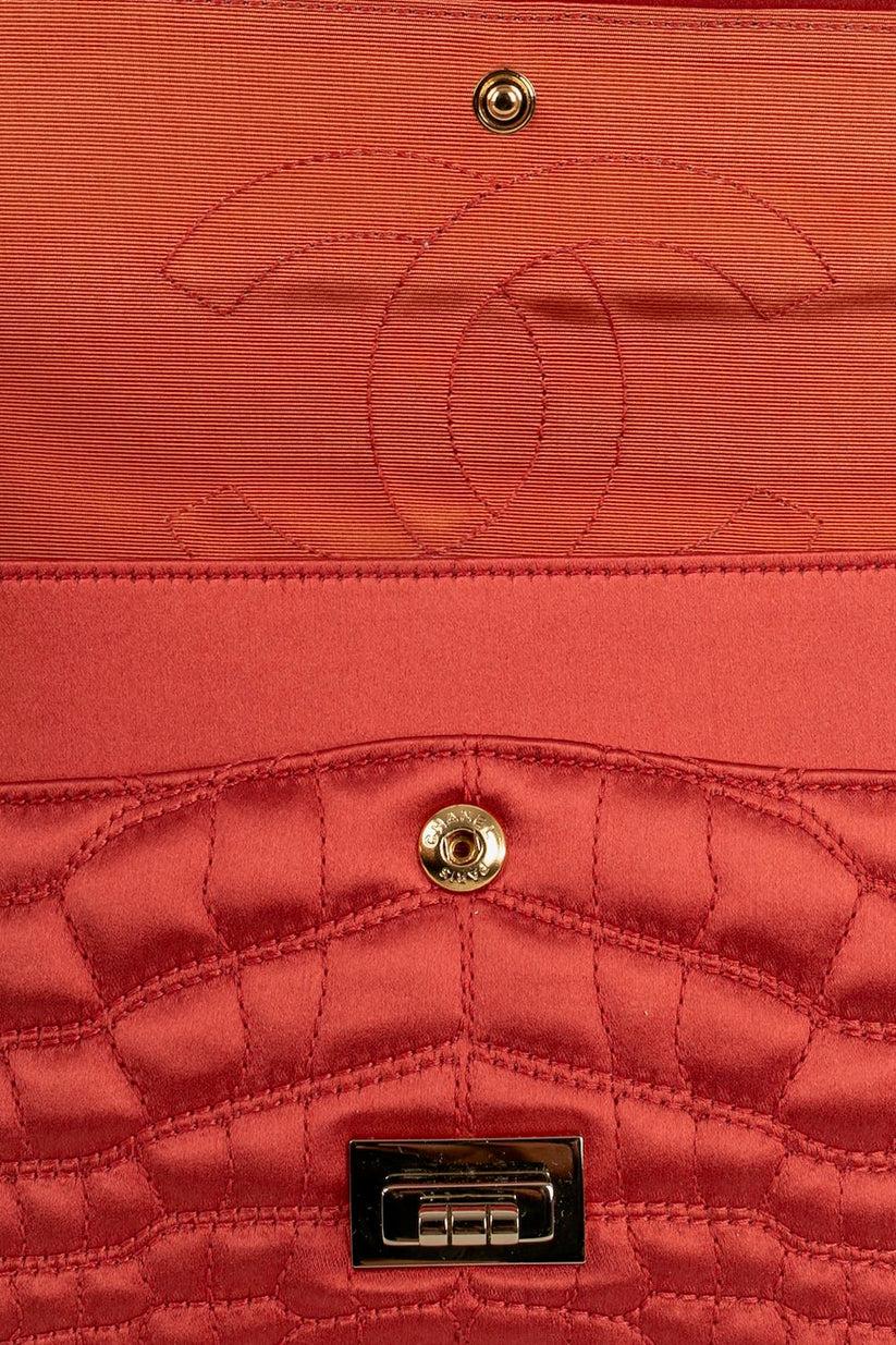 Chanel 2.55 Red Silk Bag Collection, 2008/2009 For Sale 6
