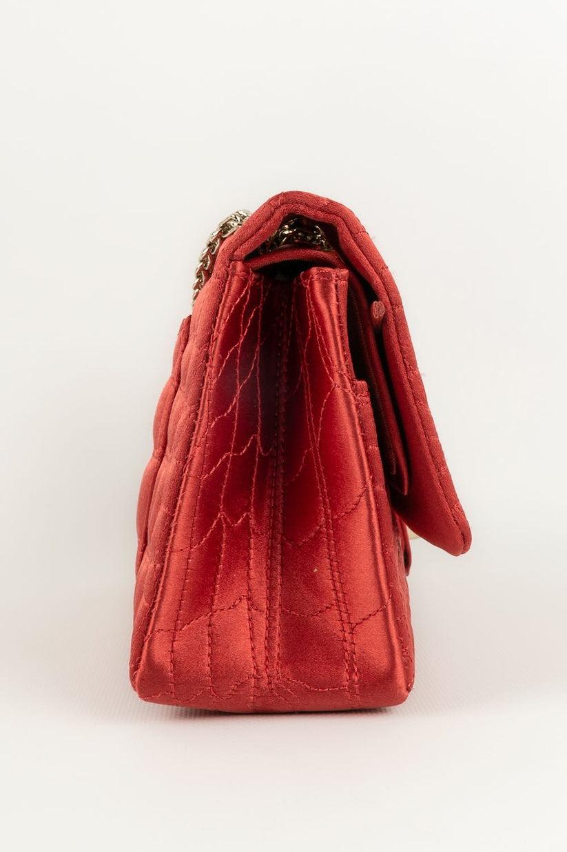 Chanel 2.55 Red Silk Bag Collection, 2008/2009 For Sale 1