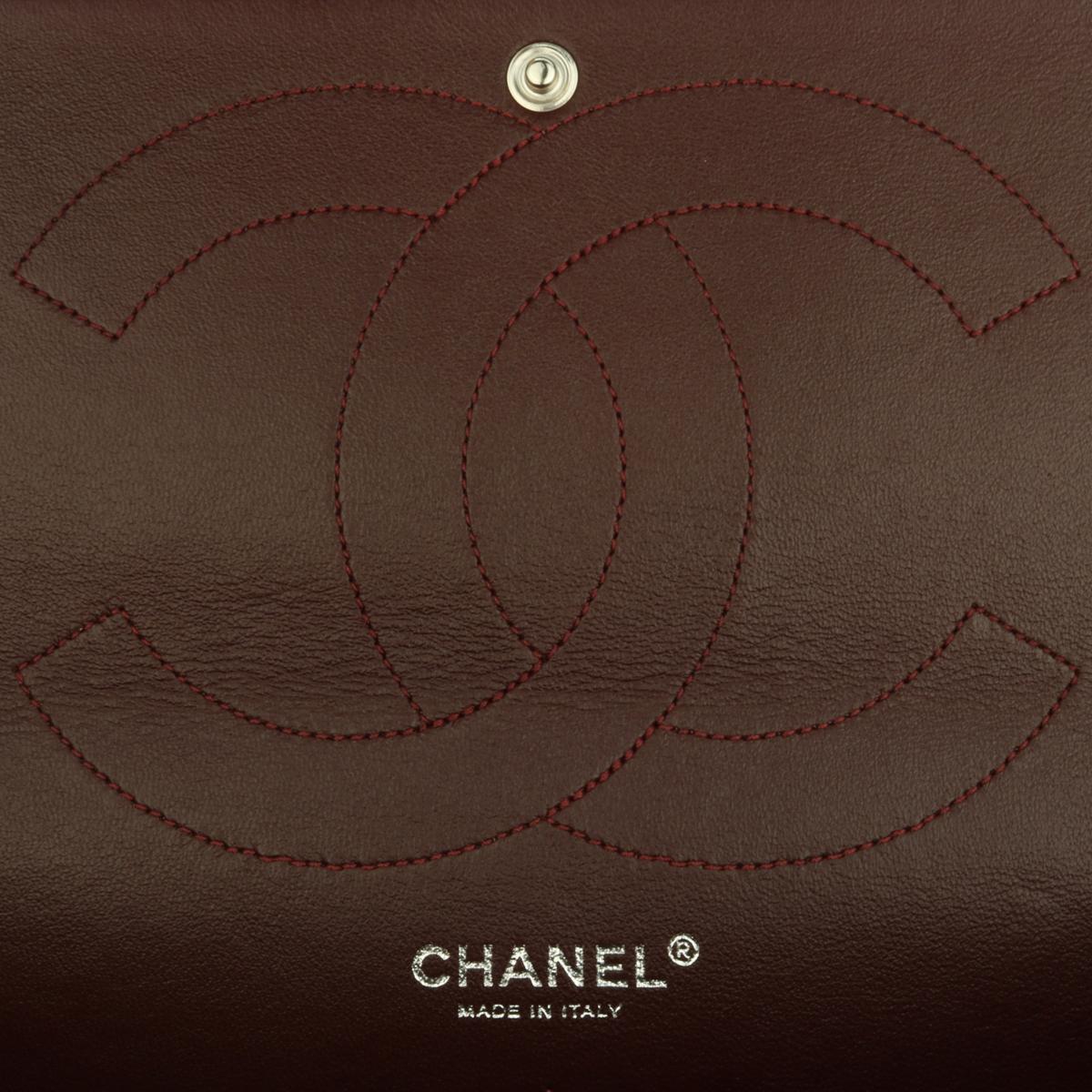 CHANEL 2.55 Reissue 227 Flap Bag Black Aged Calfskin Ruthenium Hardware 2014 For Sale 12