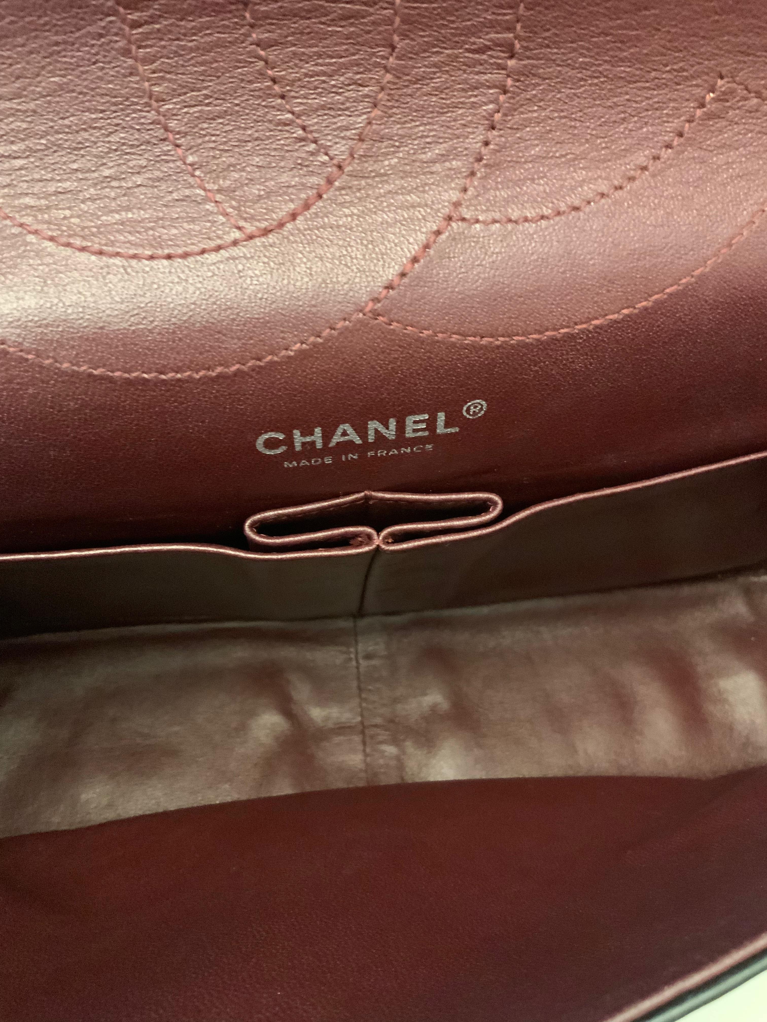 Chanel 2.55 Reissue Black Leather 227 Bag 9