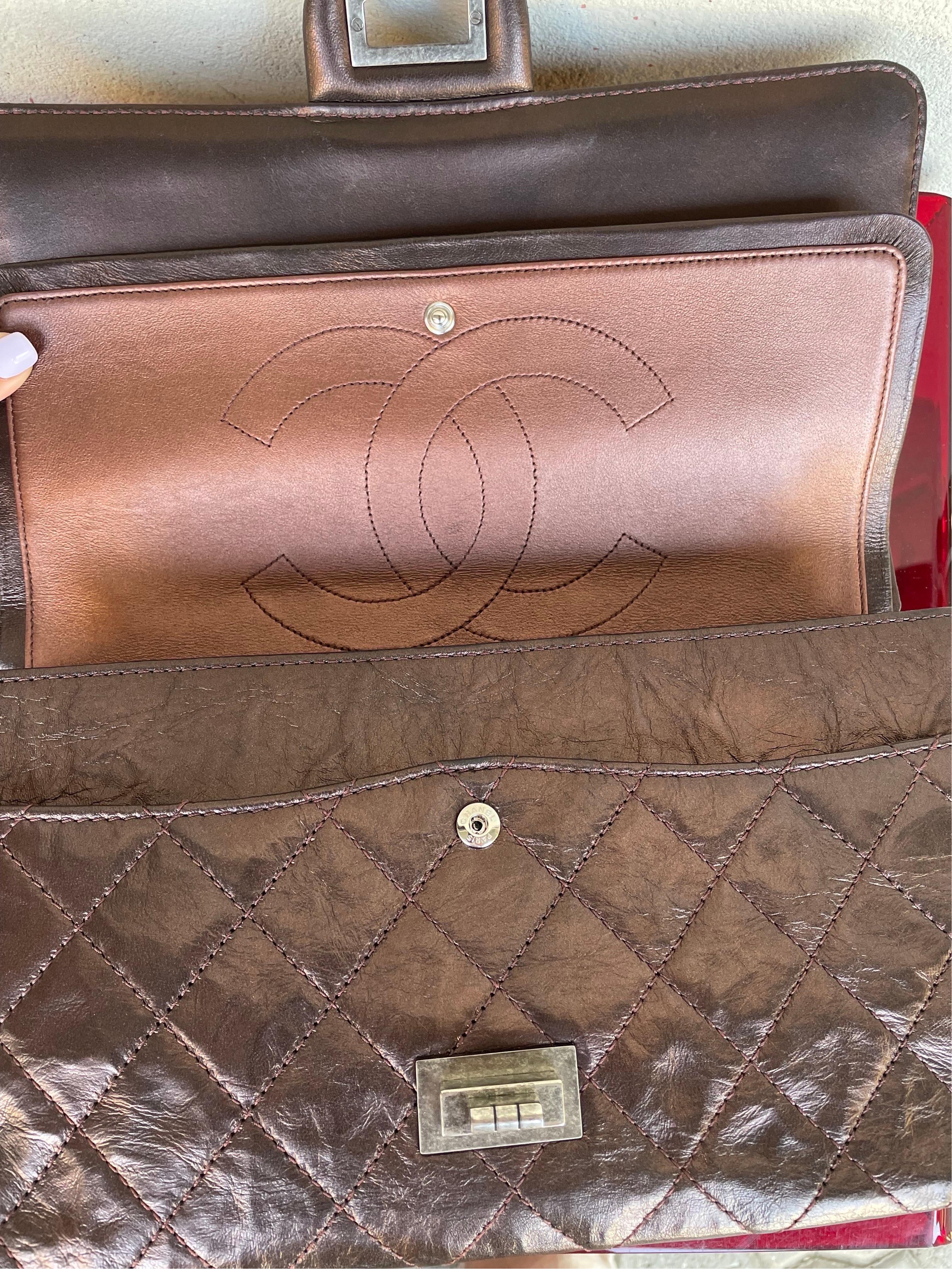 Women's or Men's Chanel 2.55 Reissue bronze bag
