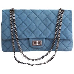 Vintage Chanel 2.55 Reissue Classic Flap Caviar Jumbo 72cca3117 Shoulder Bag