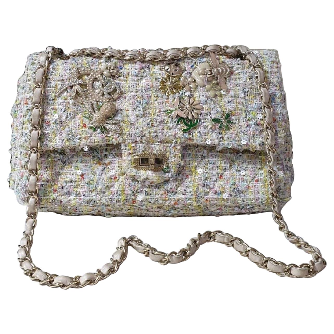 Chanel Reissue 225 Tweed Pastel Garden Party Flap – Coco Approved