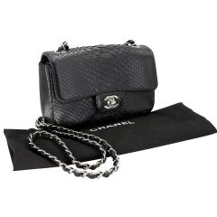 Chanel 2.55 Reissue Grail Mini Python Skin Leather Cross Body Bag CC-B0910P-0001