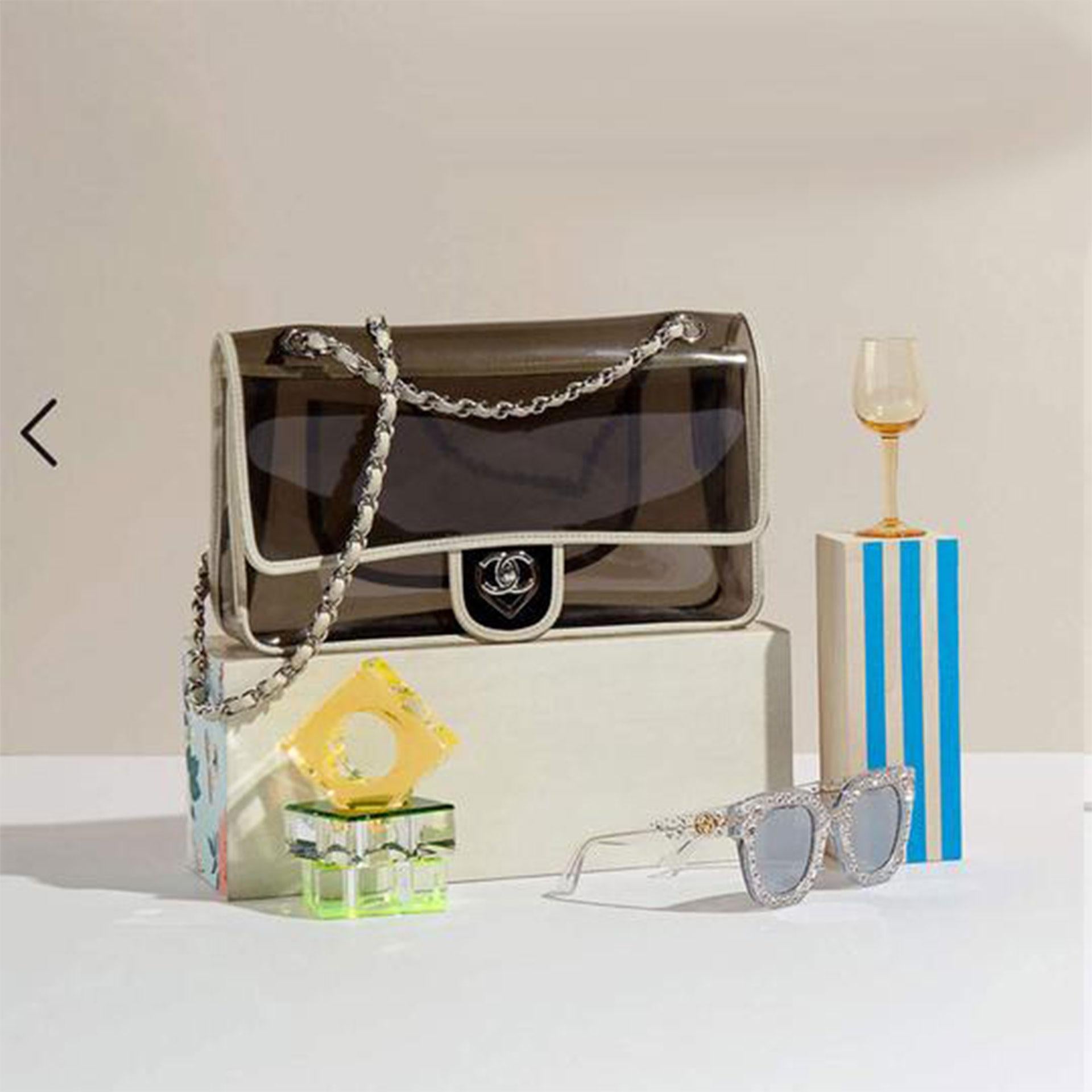 chanel clear bag