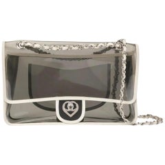 Chanel Clear Bag - 42 For Sale on 1stDibs  chanel transparent flap bag,  chanel pvc bag, clear bag chanel