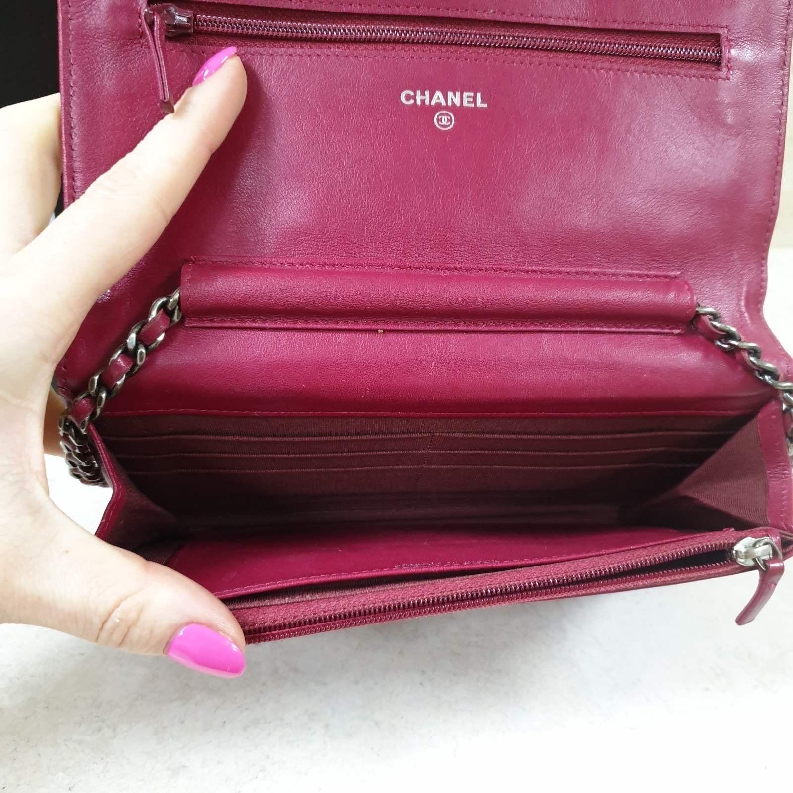 Chanel 2.55 Reissue WOC Red Rouge Patent Leather Bag 5