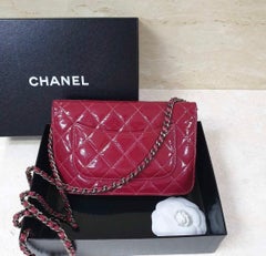 Chanel 2.55 Reissue WOC Red Rouge Patent Leather Bag