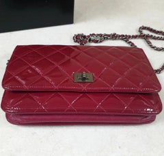 Chanel 2.55 Reissue WOC Red Rouge Patent Leather Bag