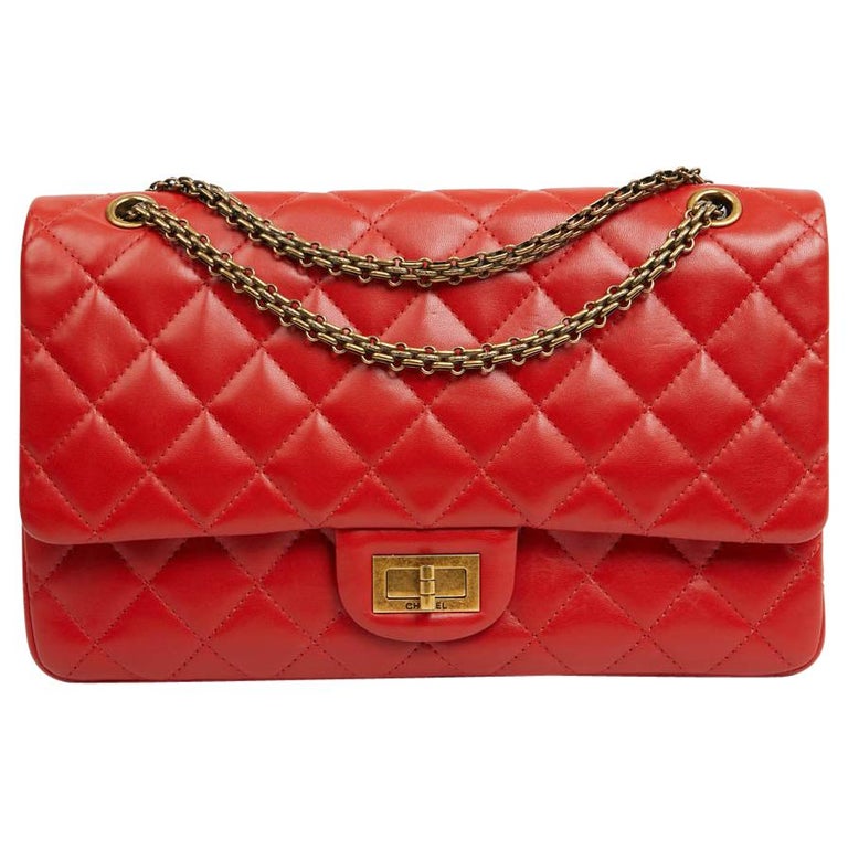 CHANEL Smooth Copper Lammfelltasche aus Lammfell im Angebot