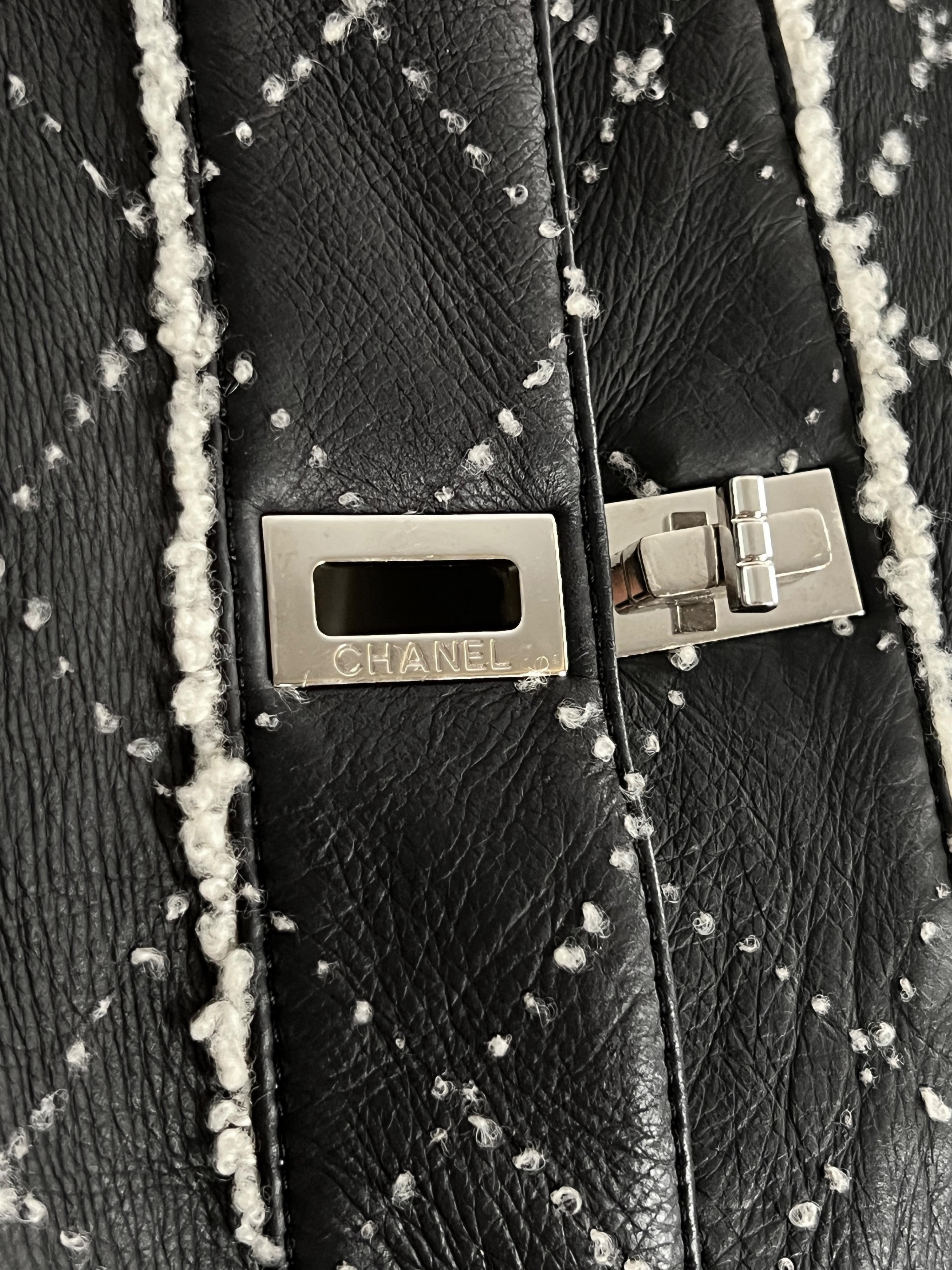Chanel 2.55 Turnlock Shearling Jacket In New Condition For Sale In Dubai, AE